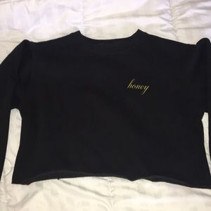 Brandy Melville Honey Cropped Sweater